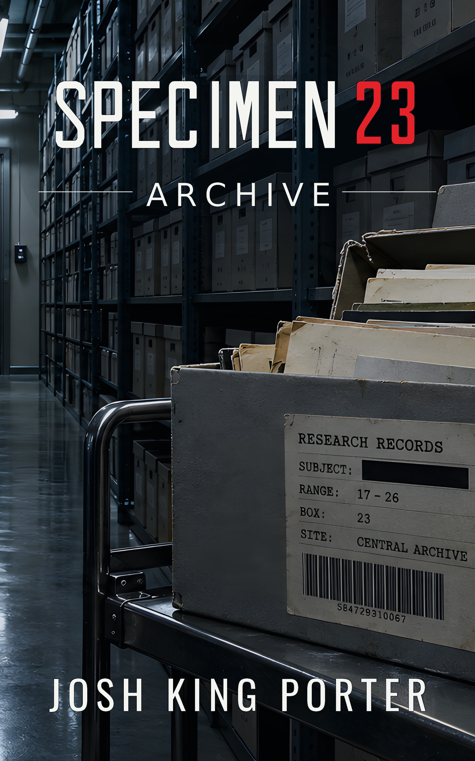 Specimen 23: Archive book cover